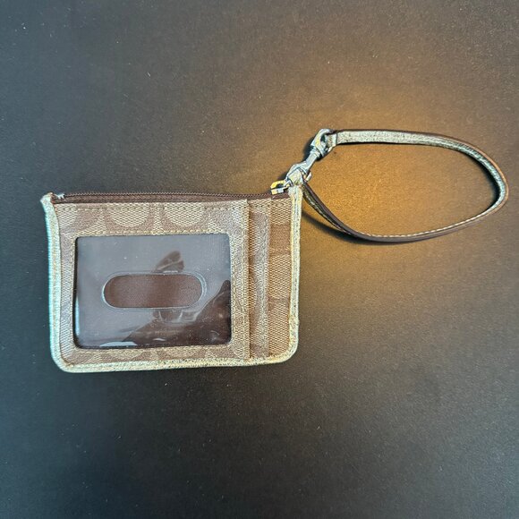 COACH - Mini Id Case In Signature Canvas With Pop Star Print - Picture 3 of 11